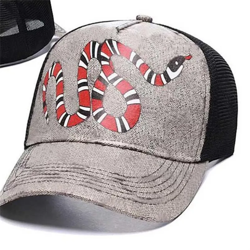 Classic Caps tela di alta qualità serpente tigre ape gatto con berretto da baseball da uomo borsa per la polvere moda donna cappello da sole cappelli a secchiello