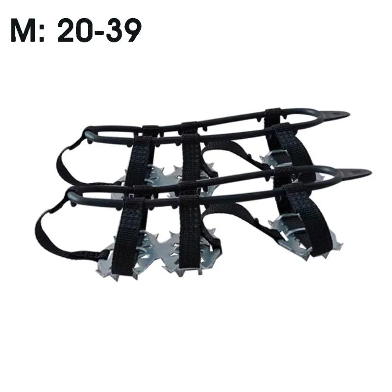 24 dents Traction Crampons de glace, crampons Crampons De traction Crampons  De glace Poignées, Poignées de glace Escalade de neige Crampons