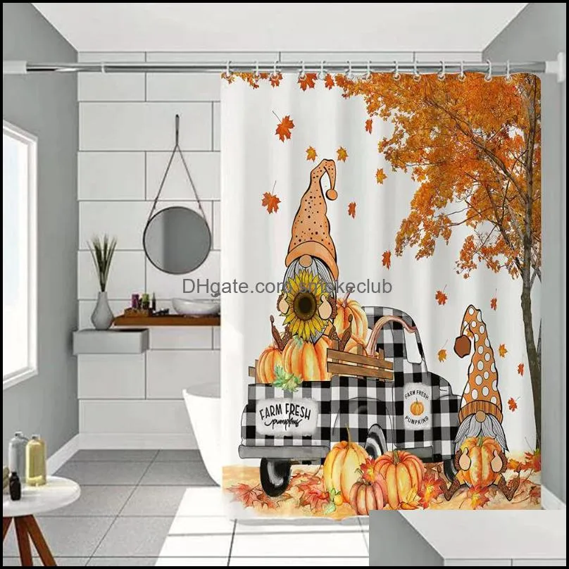 Shower Curtains Curtain Beautiful Waterproof Machine Washable For Bathroom Home Decoration