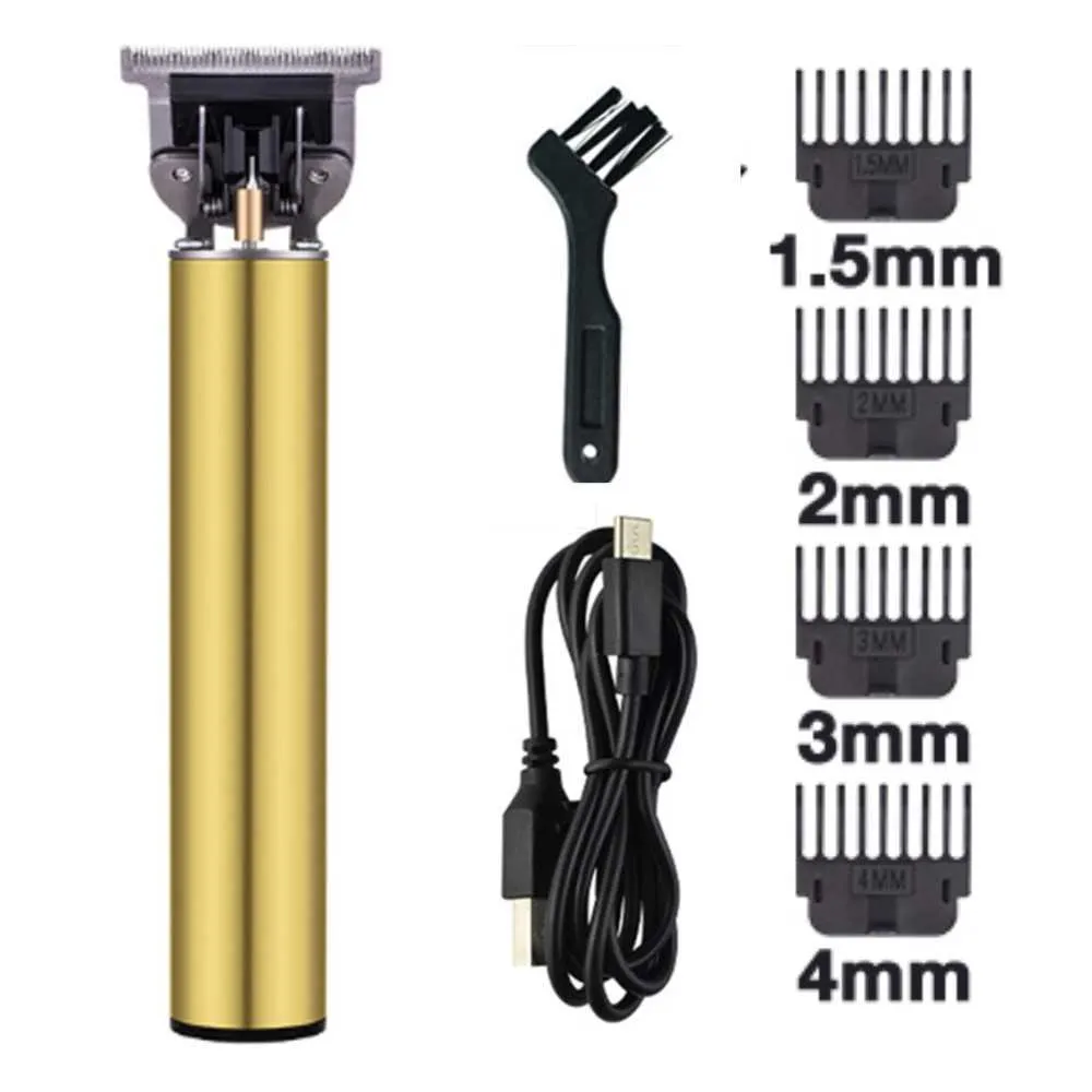 Trymer do włosów Elektryczne Hair Clipper Professional Shaver Broda Barber 0mm Mężczyźni Maszyna do cięcia włosów dla mężczyzn Styl strzyżenia P0817