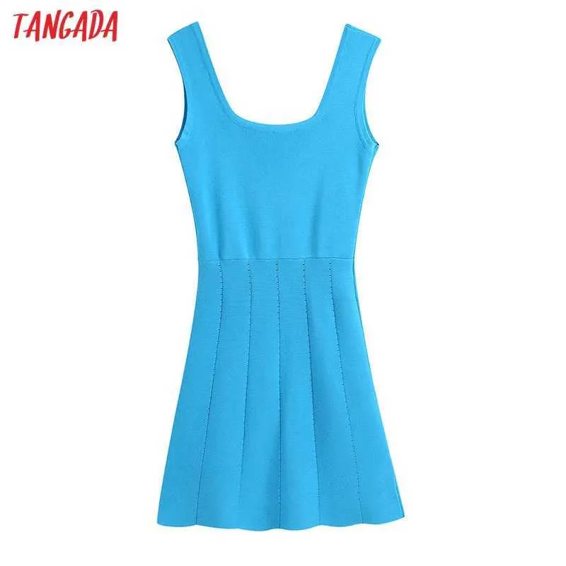 Tangada Summer Women Striped Oversized Robe Dress Short Sleeve Ladies Midi Dress Vestidos CE175 210609
