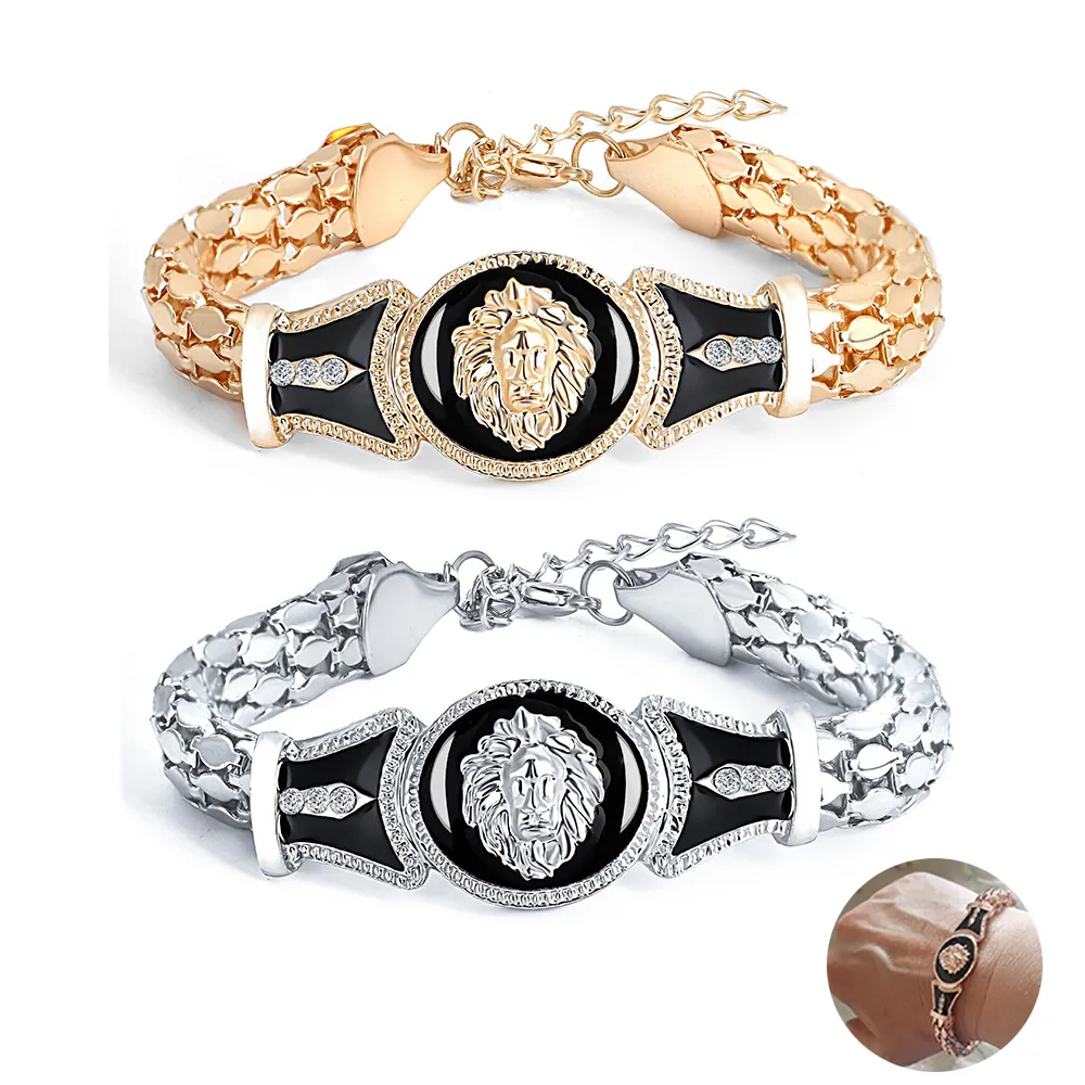 Luxury 3/4pcs 1 Set Vintage Matte Hematite Beads Bracelets Men Cool  Geometry Stone Charm Bracelet Homme Pulseira Dropshipping