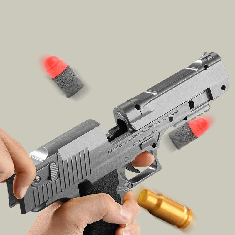 Desert Eagle Airsoft Pistol Pistola Model Manual Toy Gun Soft Bullet Blaster Shooting For Boys Adults Birthday Gifts