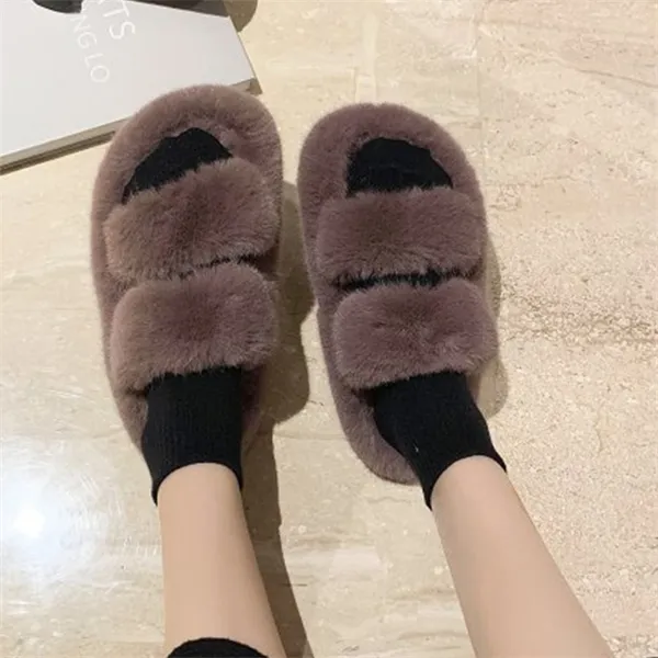 Pantofole pelose deals nere