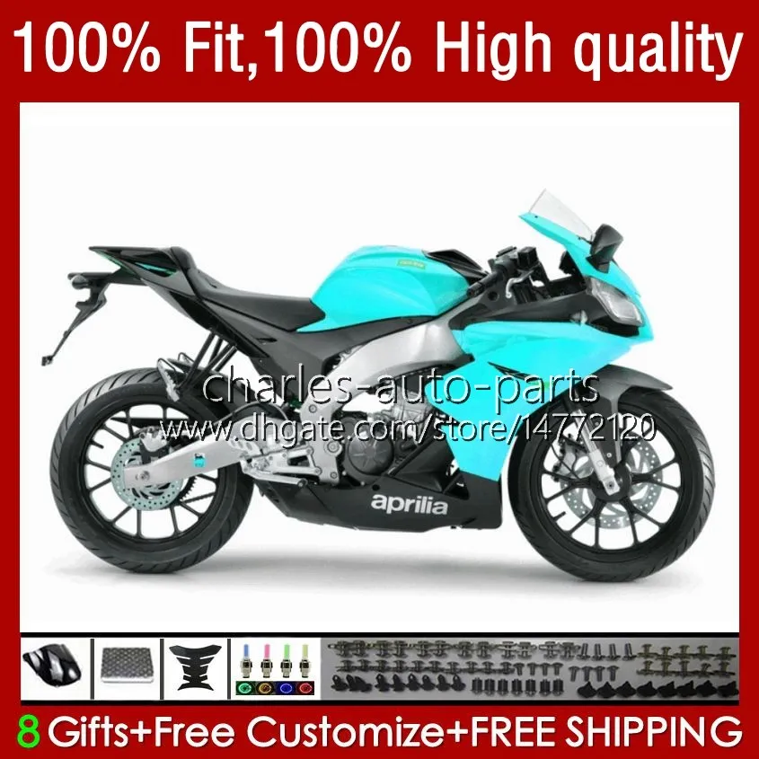 Moule d'injection de carrosserie pour Aprilia RSV4 RSV-1000 RSV 1000 R rr Gloss Cyan 2016 2017 2019 Body 40No.79 RSV1000RR 16-19 RSV1000R RSV1000 16 17 18 19 OEM Catériel