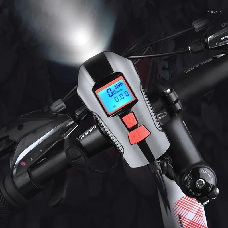 Bike Computers Bicycle Light Night Travel Code Table Bright Front Waterproof Four 150 Degrees Lighting Modes Horn Headlight Driving