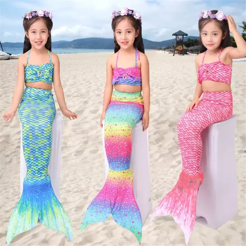 Costume sirena del mare da bambina