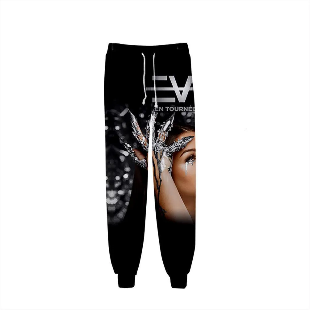 Fran ais Chanteur Eva Queen Femme Pantalon Album Jogger 3D Style