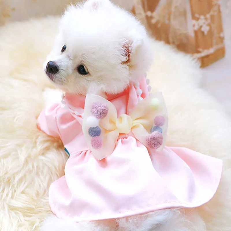 Frühling Herbst Hund Welpen Kleidung Plaid Kragen Wildleder Prinzessin Haustier Katze Outfits für Kleine Hunde Rock Mode Jacke Mantel Kleid