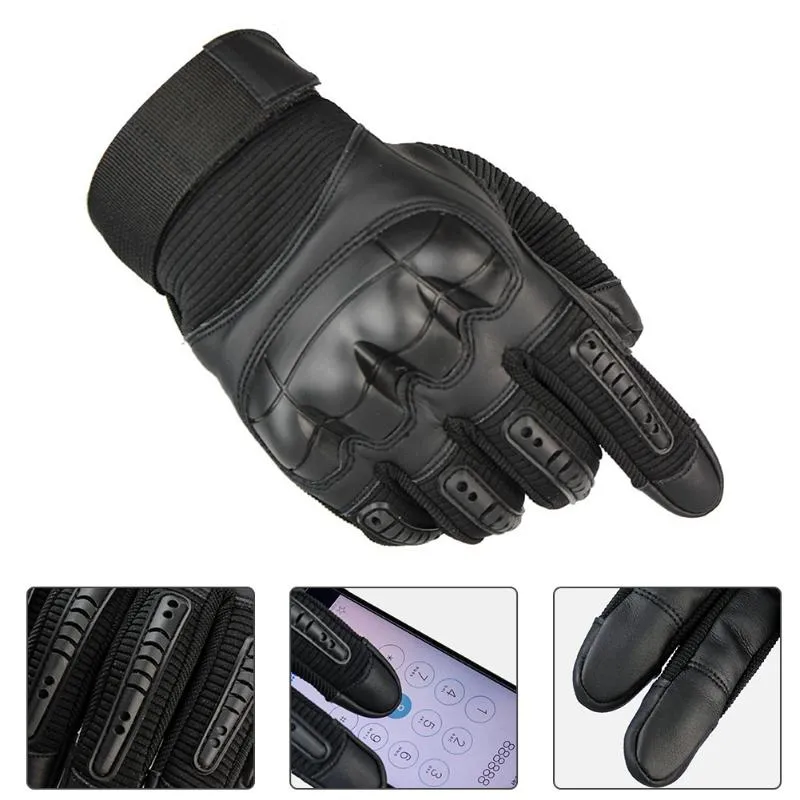 Gants de sport écran tactile complet doigt moto extérieur respirant alimenté moto course équitation cyclisme escalade mitaines été