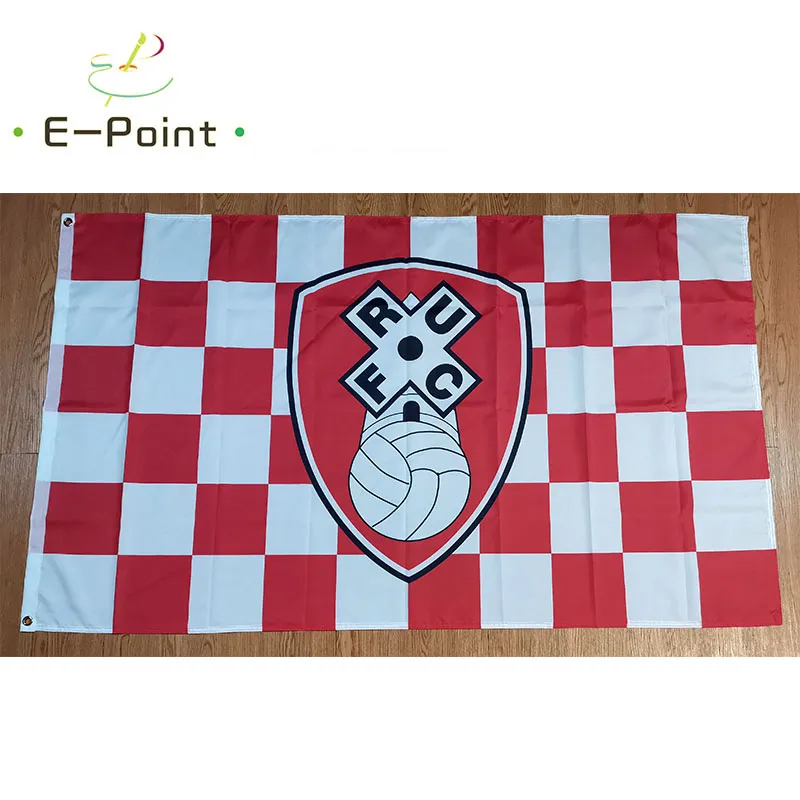Rotherham United FC Flag 3x5ft (90x150cm) EPL Banner, Polyester, Ideal  for Home, Garden, Festive Decorations Show Your Support!