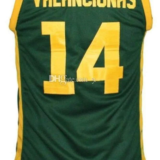 Nikivip Jonas Valanciunas 14 Team Lithuania Lietuva Retro Basketball Jersey Men s Stitched Custom Any Number Name Jerseys