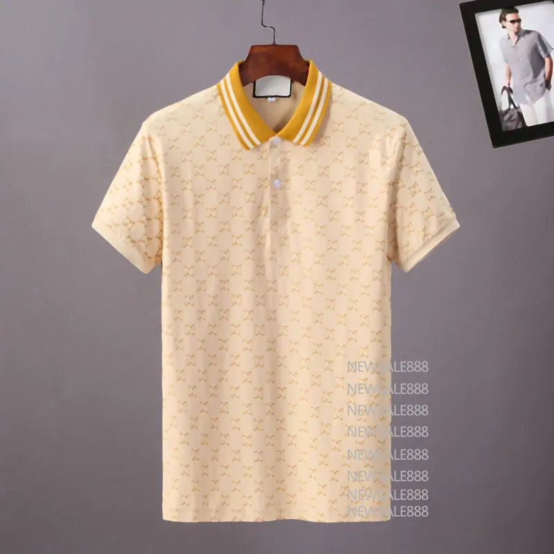 Mens Stylist Polo Shirts Luxury Italy Men Clothes Short Sleeve Fashion Casual Men`s Summer T Shirt Many colors are available Size M-3XL