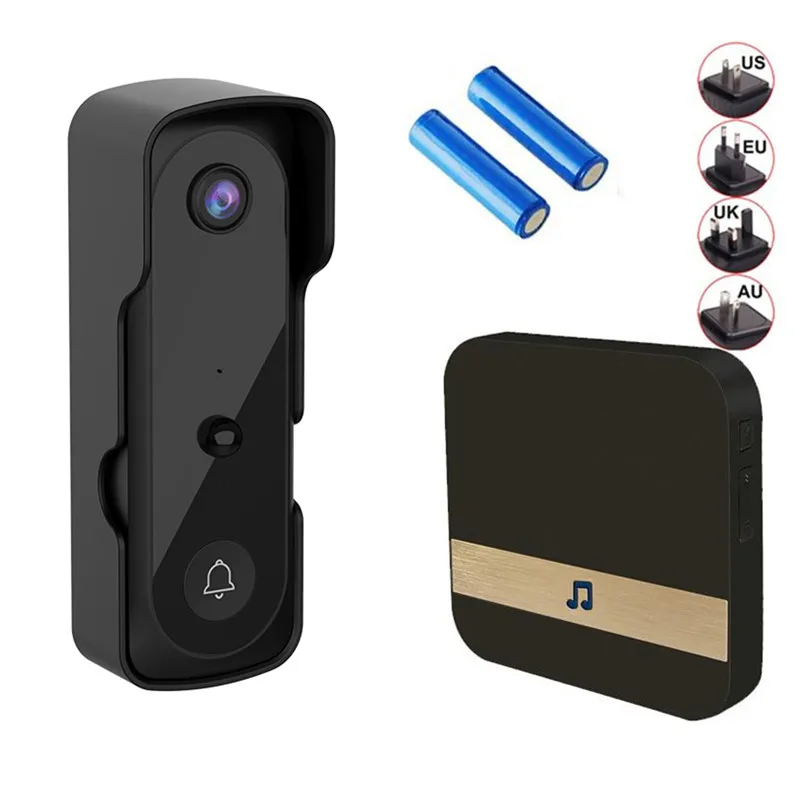 Vesafe 1080P sonnette caméra Wifi vidéo porte téléphones cloche caméras sans fil vidéo-portes téléphone interphone vocal bidirectionnel