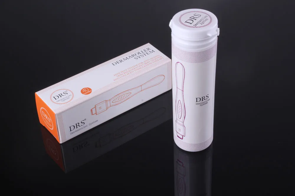 Trattamento portatile per la cura della pelle con micro ago DRS 40 pin Derma Stamp Terapia di bellezza Rimozione delle rughe Anti-acne Spot DHL