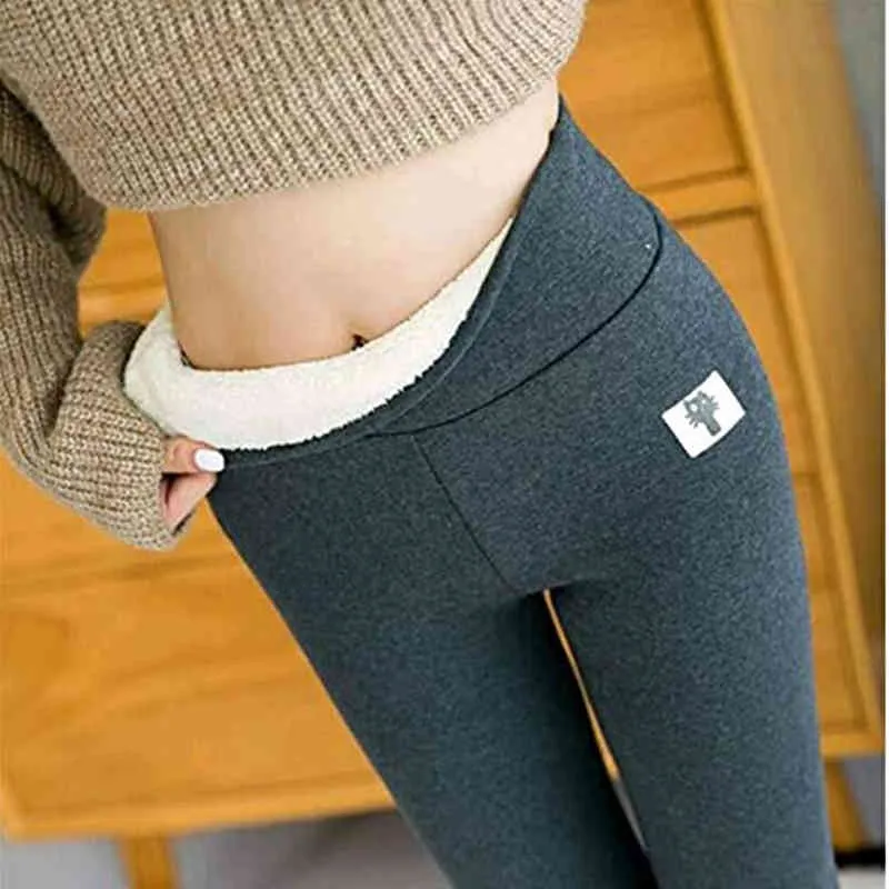 Women Leggings Winter Thick Warm Fleece Lined Tight High Waist Wool Thermal  Underwear Slim Trousers Ladies Clothing 210522 From 7,98 €