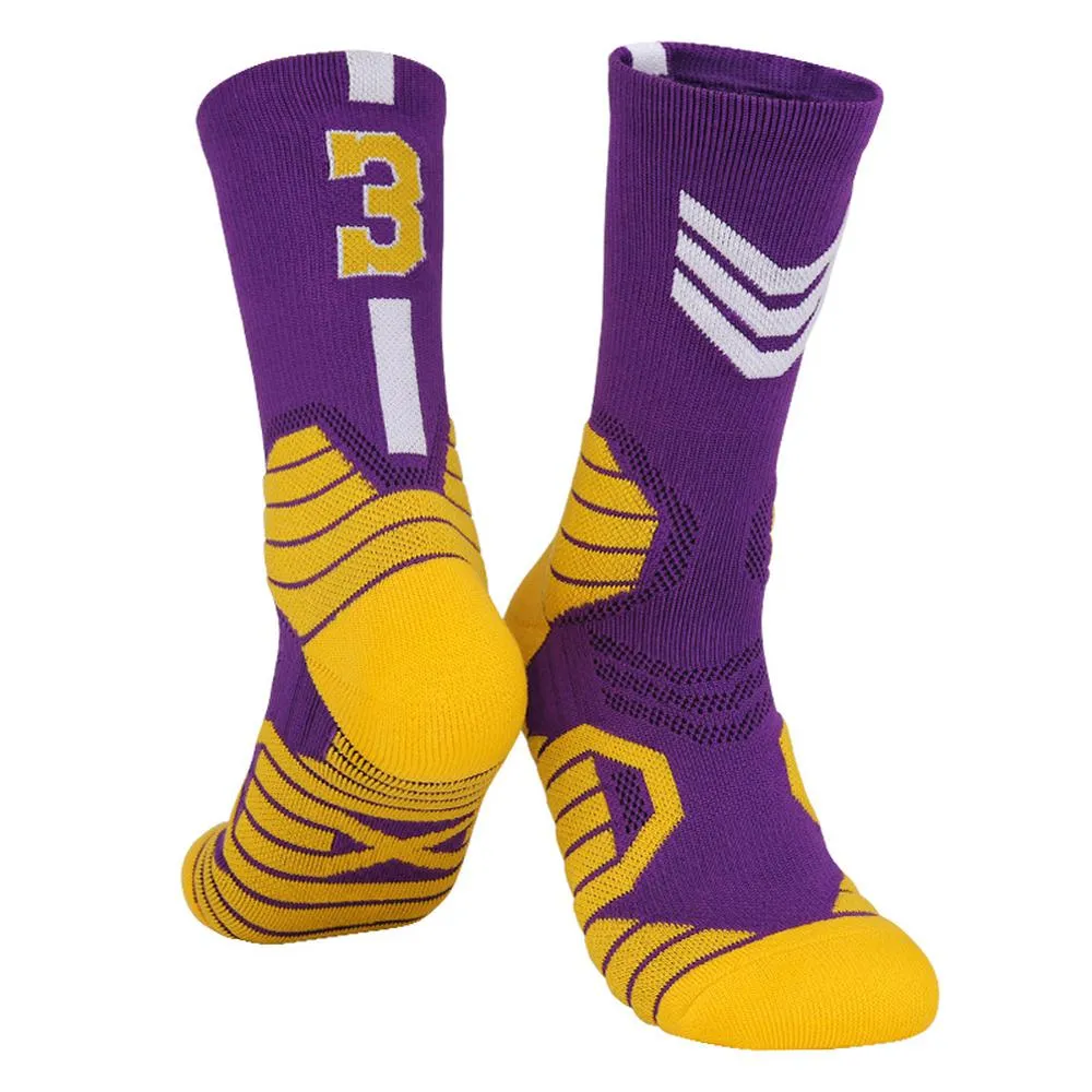 Chaussettes De Basketball Épaisses Chaussettes D'équipe De - Temu