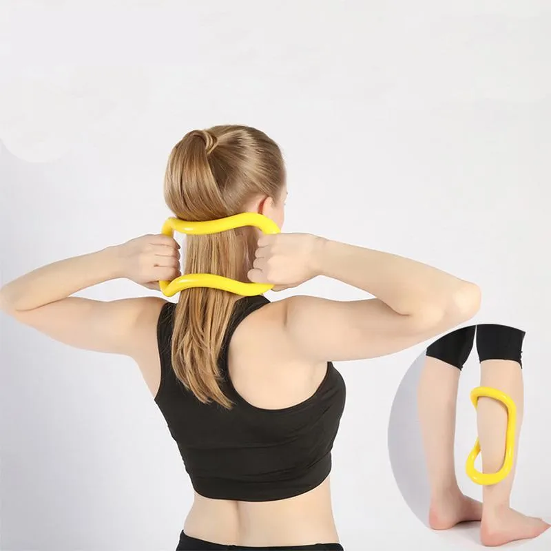 Bandas de resistencia Anillo de yoga Entrenamiento Cuerpo completo Fitness Círculo Herramienta de soporte Fuerza de tracción Pilates Anillos M88