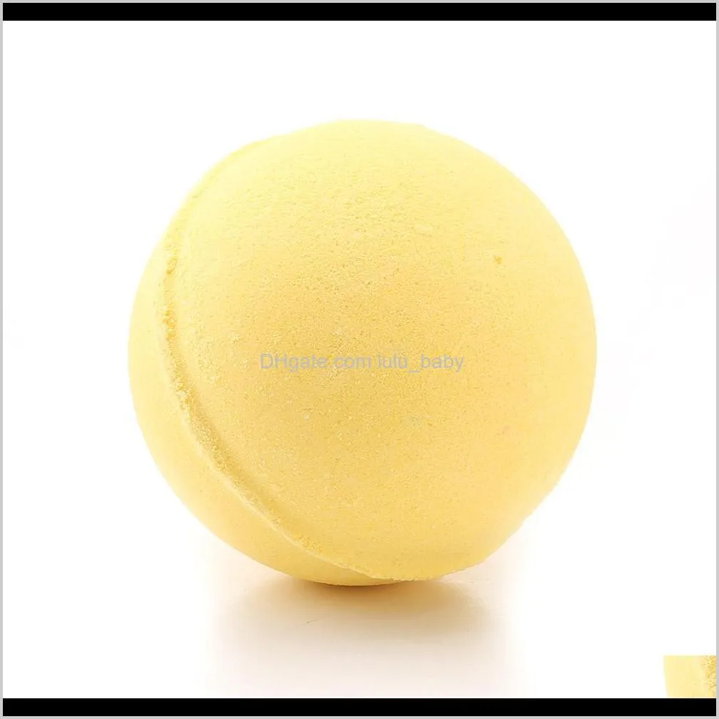 dropshipping 40g natural bubble bath bomb ball essential oil handmade spa bath salts ball fizzy christmas gift