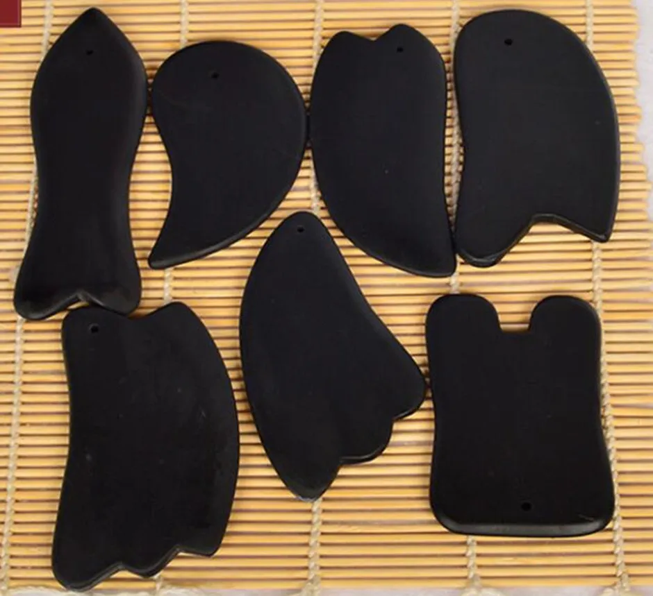 Factory Massage Stones Rocks Gua Sha Tools GuaSha Tool Scraping zur Linderung von Gesichts-, Rücken- und Nackenschmerzen