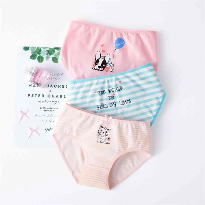 Girl Panties Underwear Arrival Girls Boxer Teenage Striped