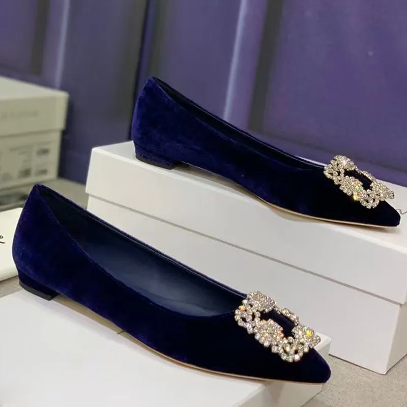 Crystal-Embellished buckle stain Pumps shoes spool Heels sandals women`s Luxury Designers Dress shoe size35-41