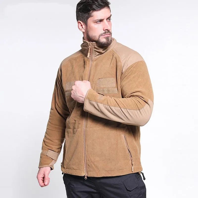 Men's Jackets Men Military Style Thicken Polar Coat Army Tactical Outerwear Fleece Jacket Winter Warm Windproof Hunting