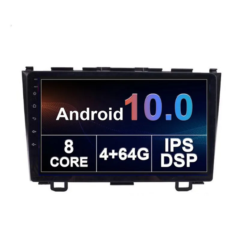 Автомобильный DVD Мультимедийный игрок GPS для Honda CRV 2007-2008 2009-2011 Автоматическая радиостанция навигация с DSP 10 "2.5D Android