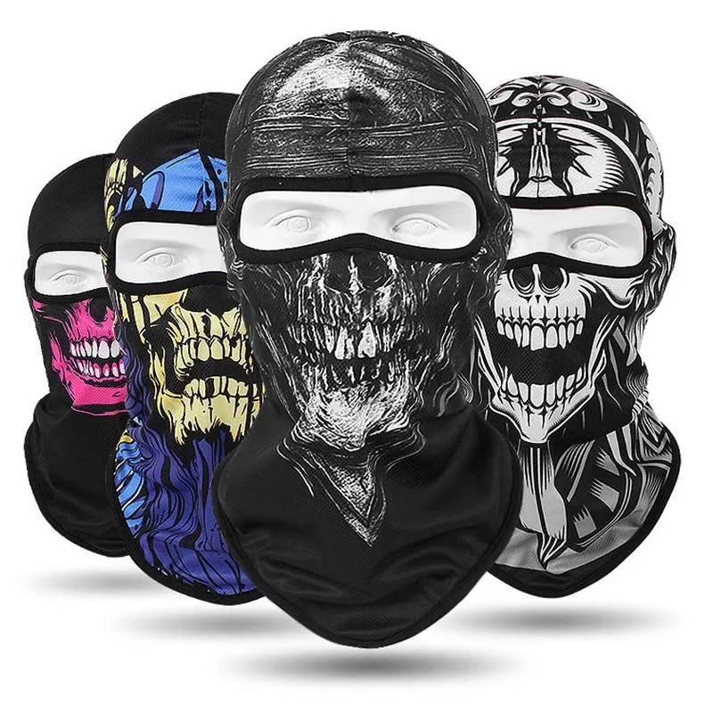 Fietsen Caps Maskers Skull Bandana Balaclava Hunting Wandelen Halswarmer Zon Beschermen Outdoor Vissen Gezicht Masker Cover Heren Dames Sport Sjaal