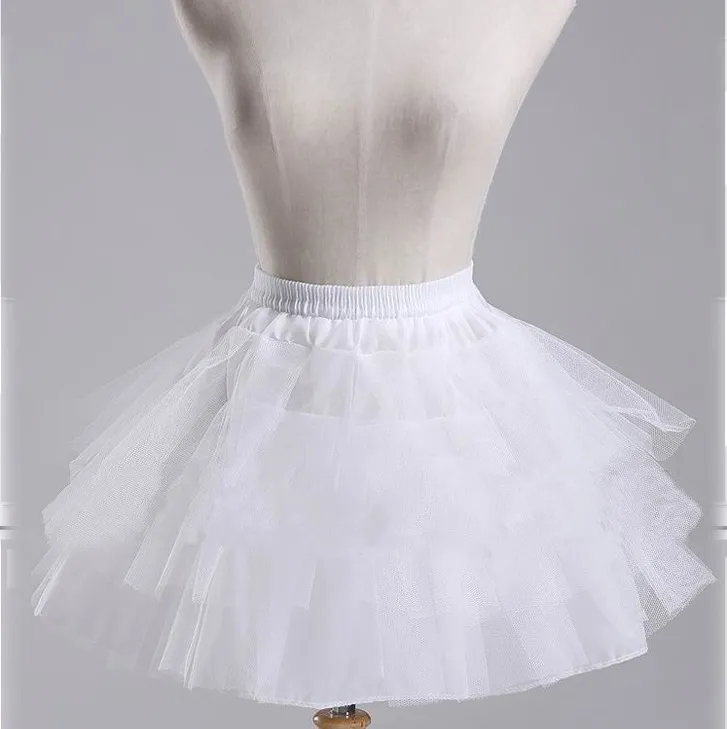 Kızlar petticoat fanikat parti kısa elbise enfant fille bale tutu mini etek