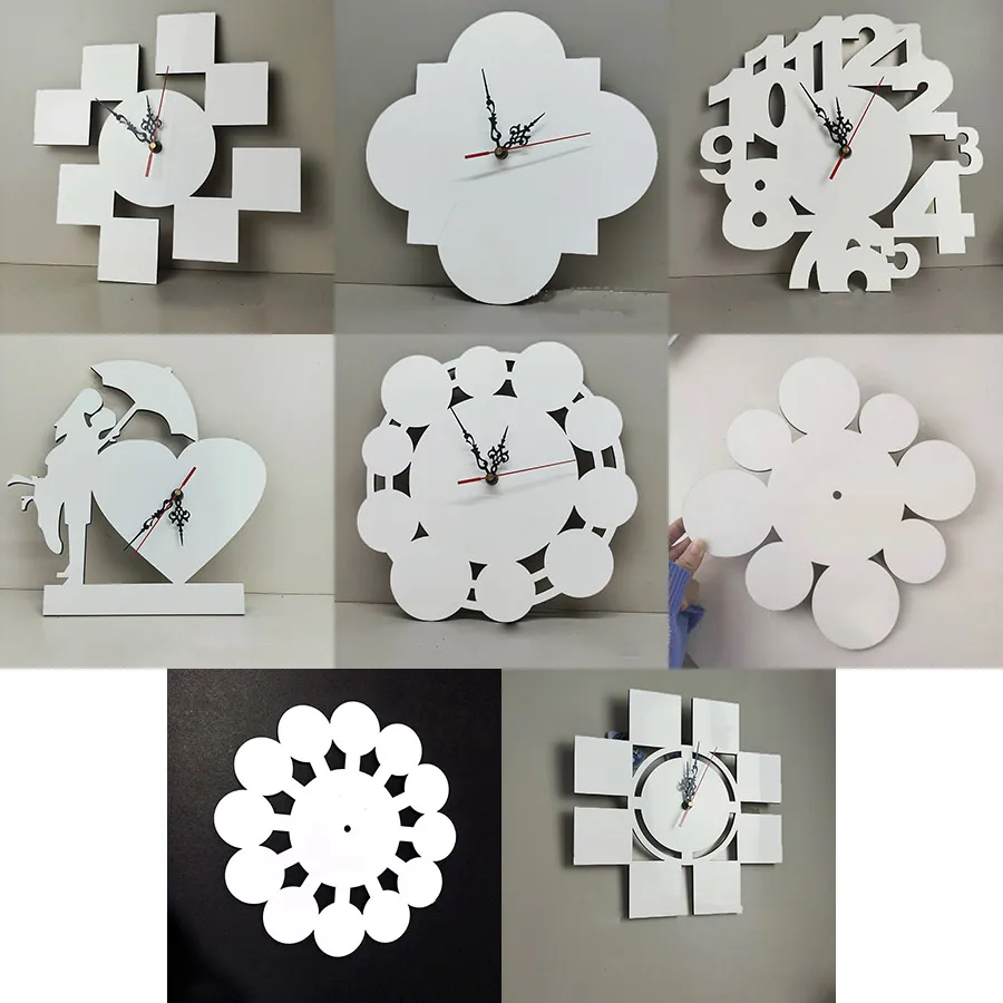 Sublimation Blank MDF Clock a Variety of Shapes - China Sublimation Blank  MDF Clock and Wall Clock price