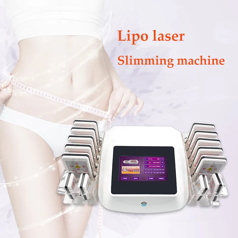 LIPO LASER SLIM MÁFINA LLLT LIPOLaser Gordura Burning Beauty Equipamento DiodelaSer Body Slimming Machines