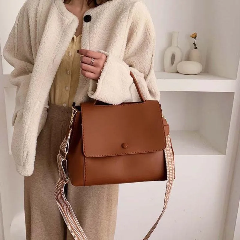 Litthing 2020 Handbags PU Leather Crossbody Bags Women Small Shoulder Messenger Bag Female Simple Larger Capacity Totes Ladies