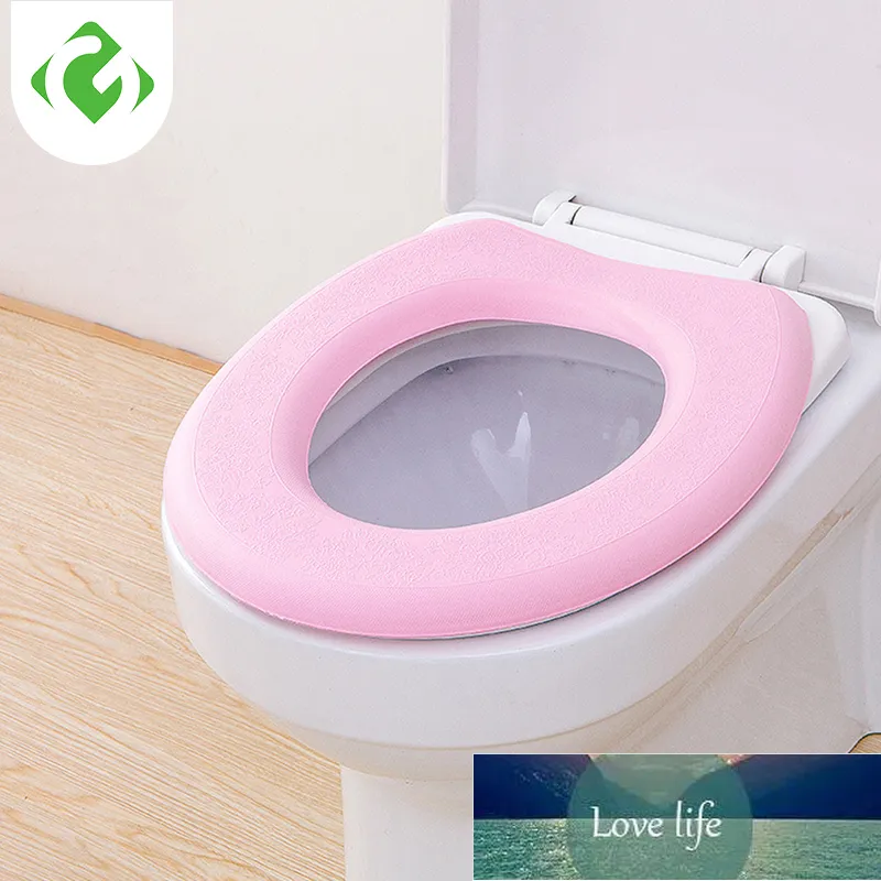 1 pz EVA O tipo Copriwater Copriwater Cuscino per sedile WC Adesivo Bagno Copriwater Closestool Lavabile Tappetino impermeabile Copriwater Prezzo di fabbrica design esperto Qualità