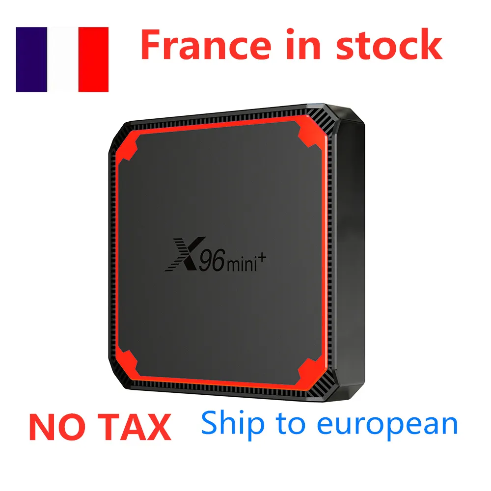 Verzend vanuit Frankrijk X96 Mini Plus TV Box Android 9.0 Amlogic S905W4 Quad Core Dual WiFi 1080p 4K X96Mini Media Player