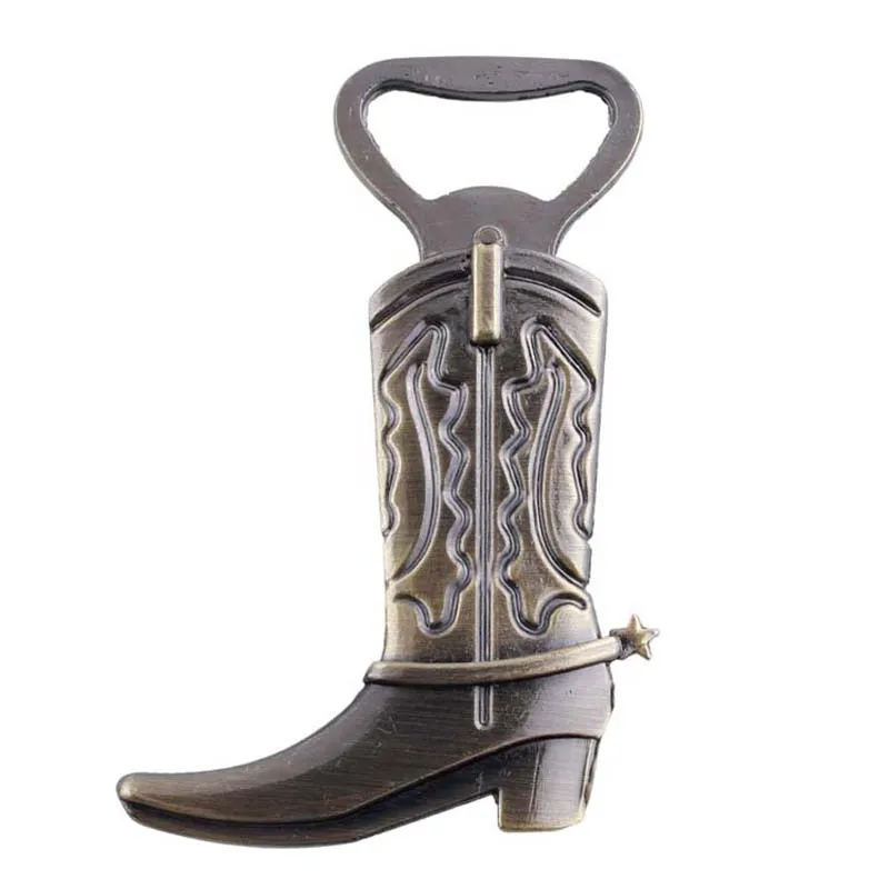 100 stücke Lustige Design Retro Stiefel Bier Flaschenöffner Kochen Werkzeuge Korkenzieher Werbegeschenk Freies schiff