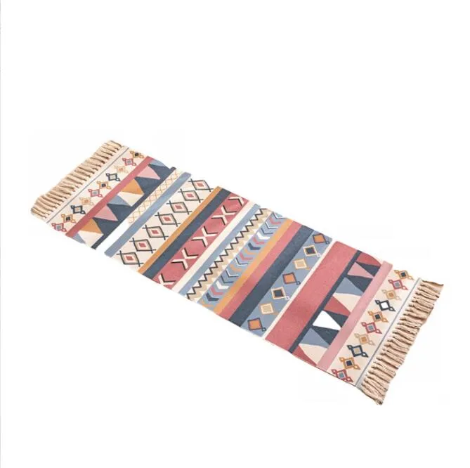 Boho Kitchen Runner Rug Carpets For Living Rooms Geometric Sink Rug