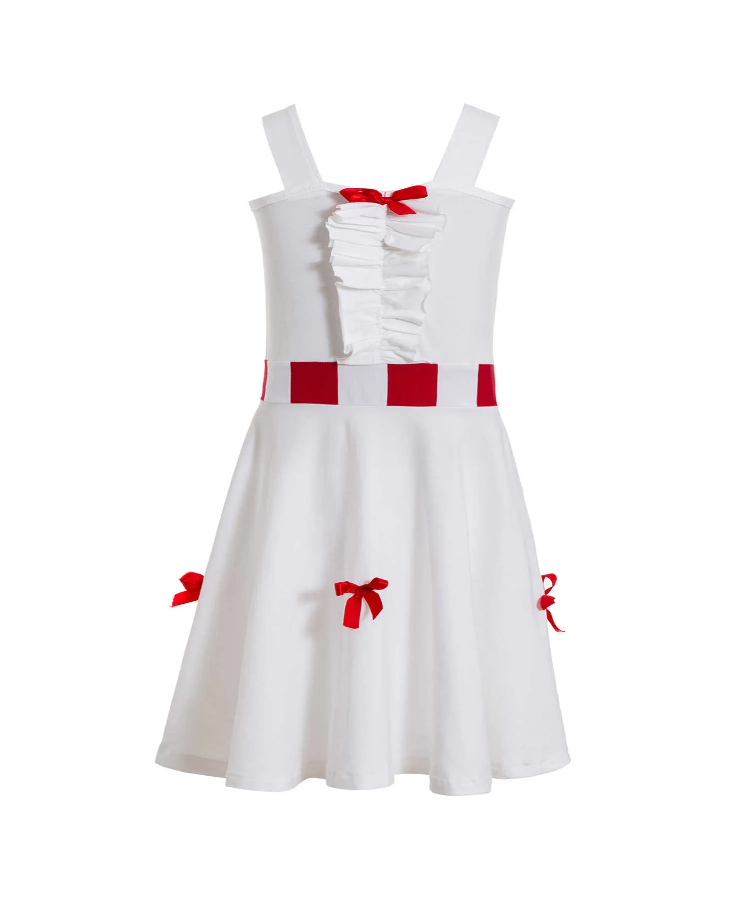Beyaz Kostüm Çocuklar için Mary Prenses Cosplay Dadı Giydirme Poppins Jolly Tatil Kostüm Çocuk Giyim Kız Elbise Q0716