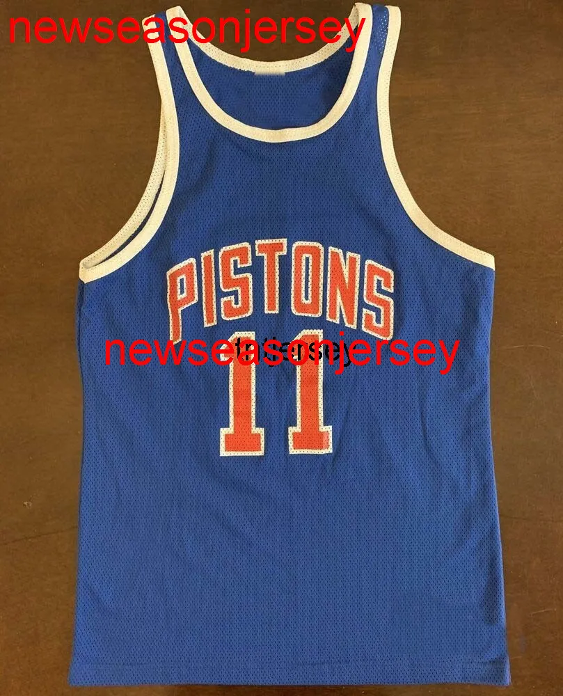 100% zszyty Isiah Thomas Basketball Jersey Męskie kobiety Młodzież zszyta niestandardowa nazwa numeru XS-6xl