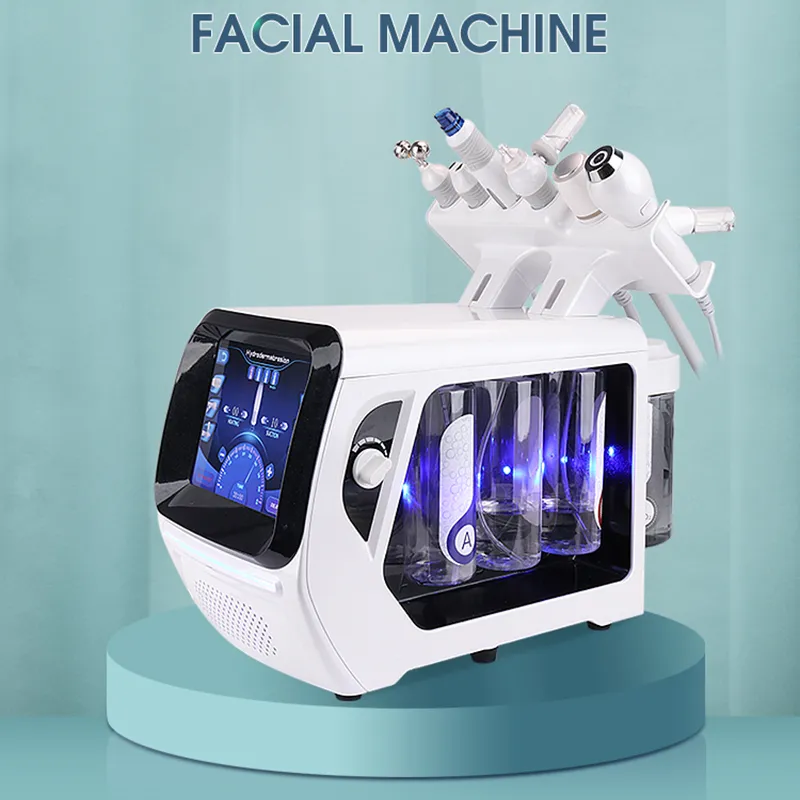 2022 6 W 1 Odkurzacz Remover Tleygen Microdermabrazja Diamentowa Peeling Hydra Dermabrazja Hydro Maszyna do twarzy Aqua Peel Face Sprzęt kosmetyczny