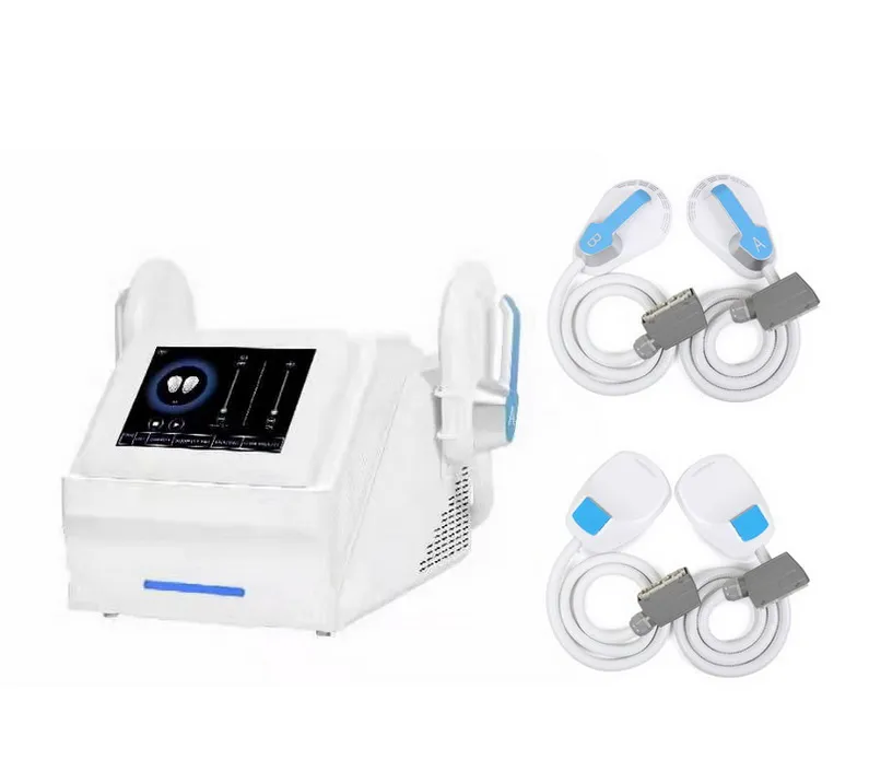 Portable 4 Handles Hiemt Emslim Electro Magnetic Muscle Stimulation EMS Body Sculpt Machine With Pelvic Floor Muscle Rehabilitation Cushion