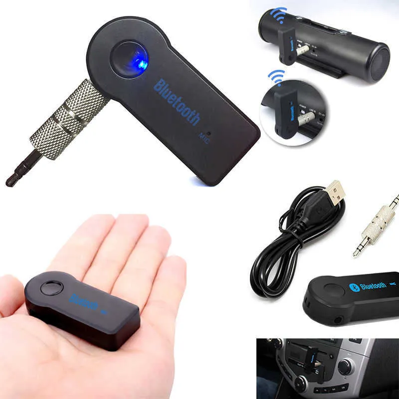 Hand Wireless 3 5mm Aux Audio Car Bluetooth Edup v 3 0 Fm Transmitter Stereo Music Receiver A2dp Multimedia Receiver Adapter C218F