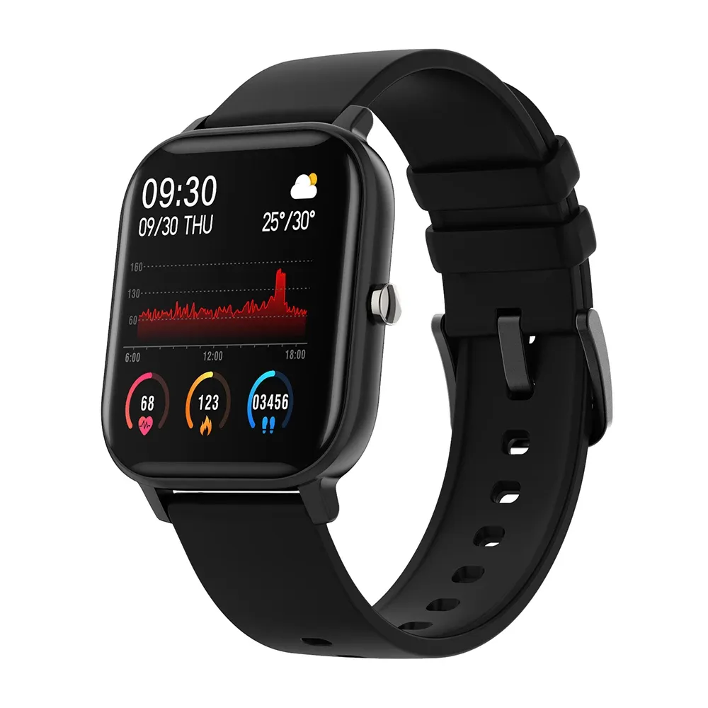 1,4 tum smart klocka män full touch fitness tracker blodtryck smartwatch klocka kvinnor GTS bärbara armband för Xiaomi