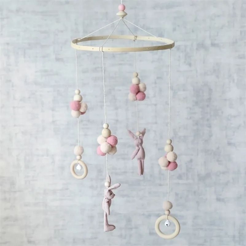 Crib Toys: Rotating Plush Mobile with Rattle Toys - Safety Seat & Bed ...