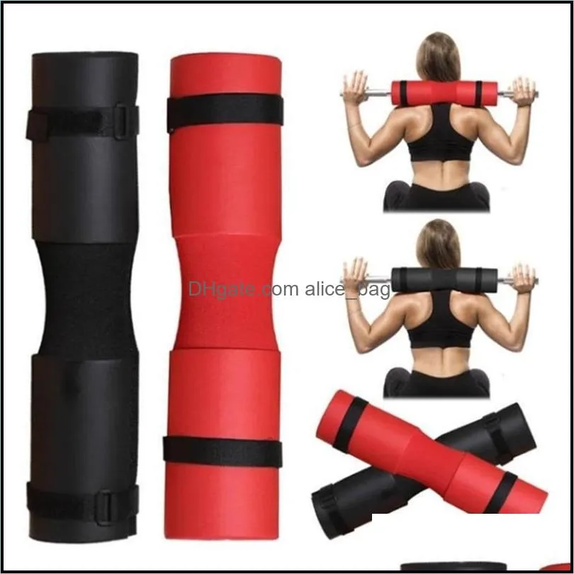 Foam Sponge Barbell Pad Cover Neck Shoulder Back Protect Pad Weightlifting Crossfit Pull Up Grip Support Weight Lifting Tools