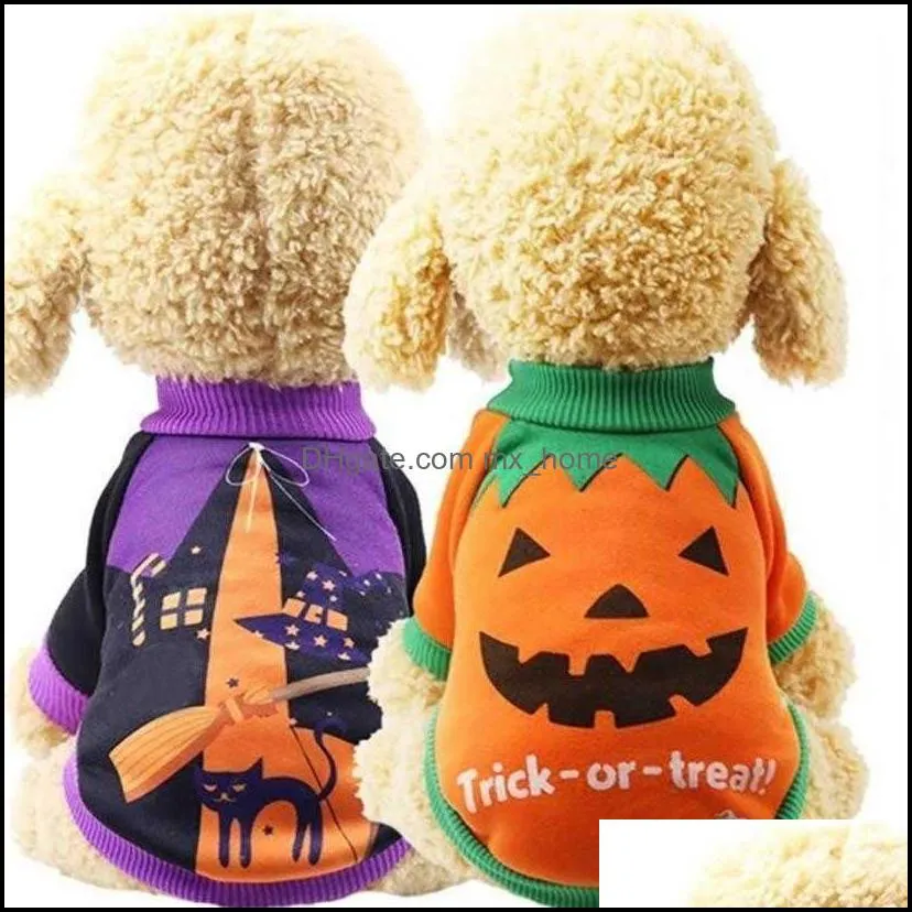 Dog Apparel Cute Small Carnival Cats For Outfit Costume Feet Halloween Pet Funny Jacket Cat Clothes Two Winter s 2 Styles HH9-3317 4607