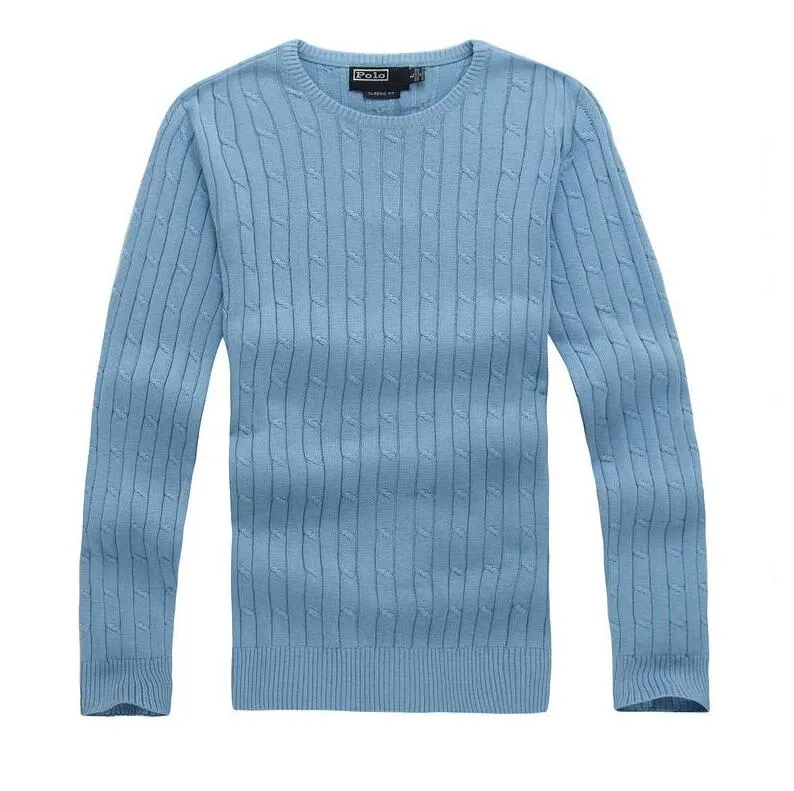 Mens sweater mile wile polo classic knit cotton winter Leisure Bottomed jumper pullover 8colors