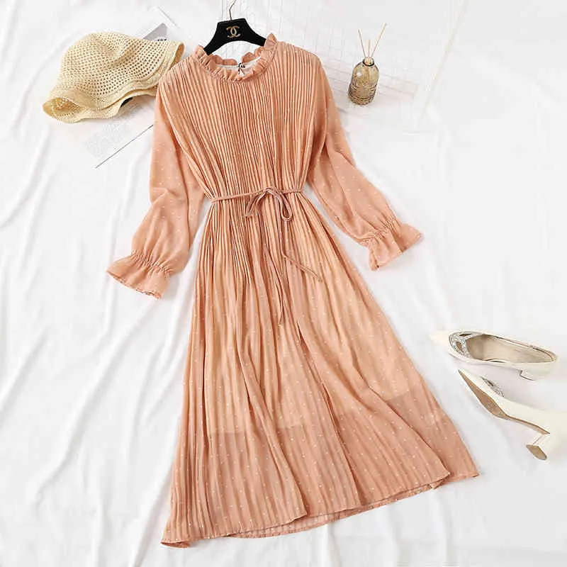 Floral print flared sleeve pleated chiffon dress store