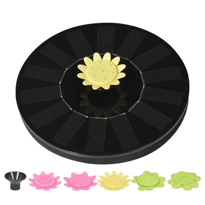 Solar Fountain Floating Decorative Swimming Pools Panel Powered Water Pump Bird Bath Garden Decorations