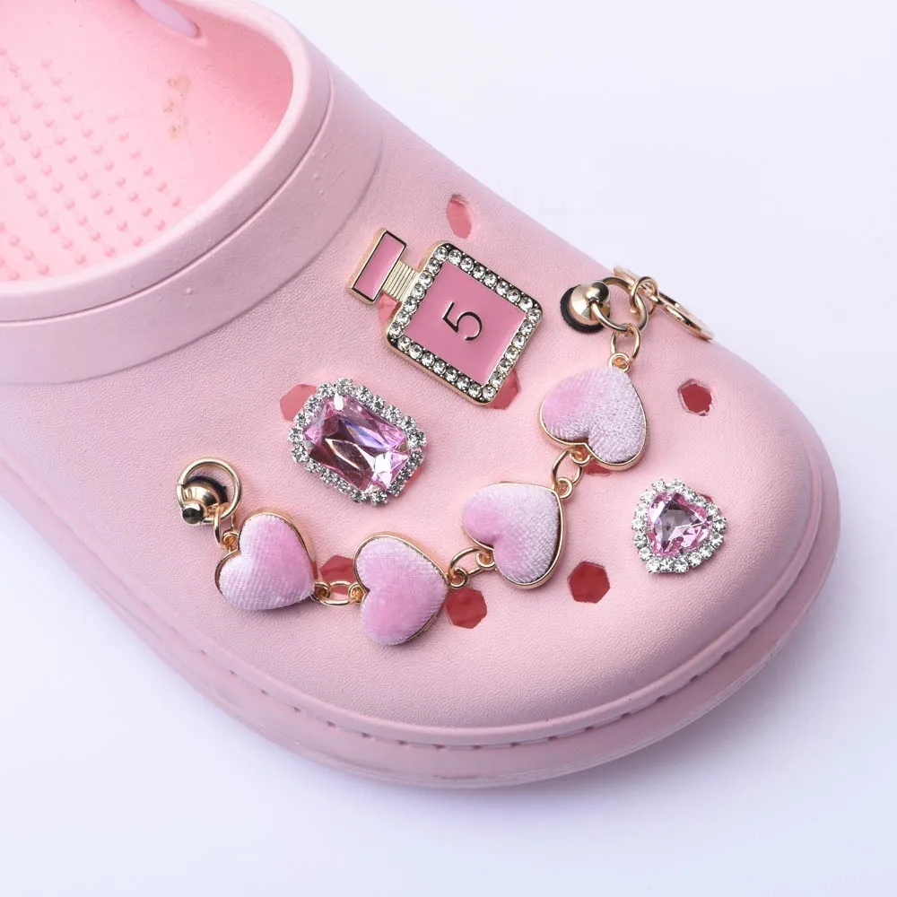 Shoe Charms Butterfly Metal Rhinestone Kawaii Shoe Decoration Charms With  Buttons Silver Croc Charms Bling Designer Croc Charms Cute Croc Gems For  Wom